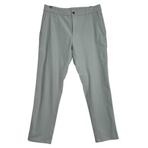 Lululemon Commission Pant Classic Fit Warpstreme MENS 30 x 28 Grey Chino